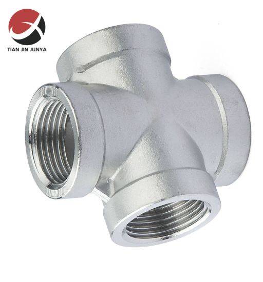 China wholesale Stainless Steel Hardware Fittings - Ios 11/4" High Quality Factory Direct Malleable Stainless Steel Pipe Fitting Equal Cross – Junya