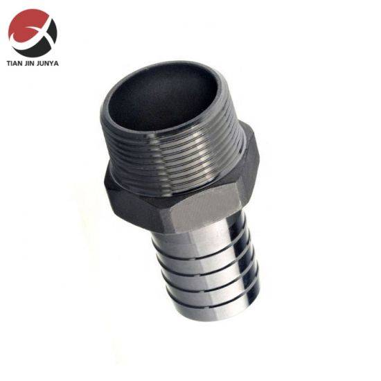 factory low price Types Of Plumbing Pipes And Fittings - Stainless Steel Flexible Hose/Tap Connector Tail Male Thread Hose Nipple Pipe Fitting – Junya