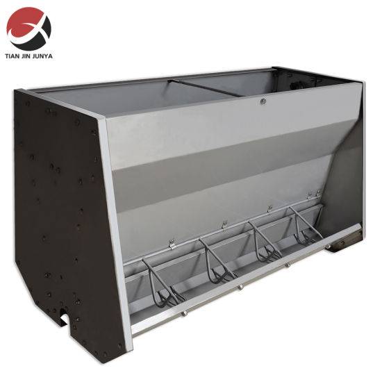 China wholesale Machine Accessories - High-Quality Fully Automatic Stainless Steel Double-Sided Pigging Feed Trough – Junya