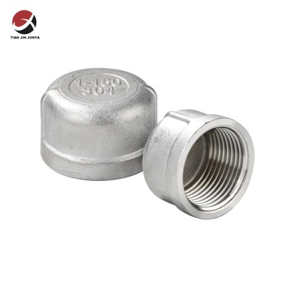 Lost Wax Casting Precision Casting Stainless Steel Pipe Fitting Caps