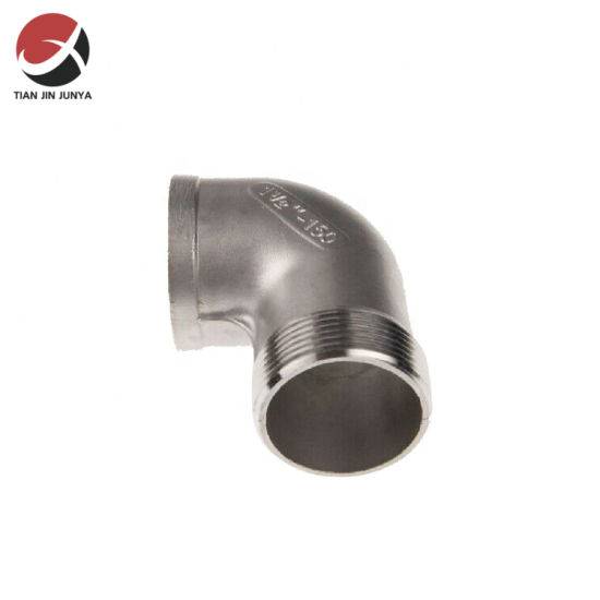 One of Hottest for Pipe Saddle Clamp - Stainless Steel Investment Casting Pipe Fitting, Male and Female Bsp/NPT Threaded SS304/316 Elbow – Junya