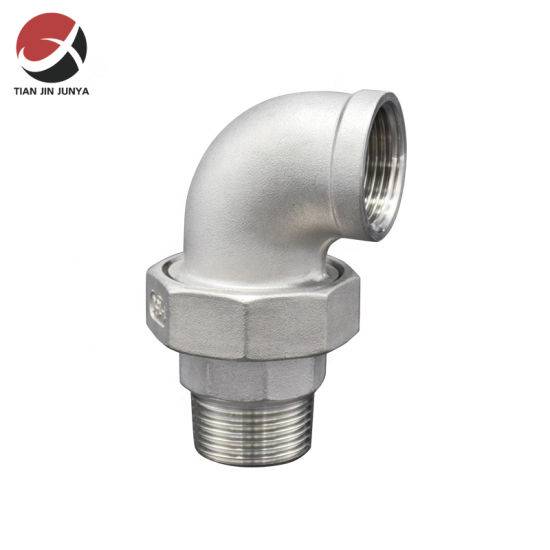 High definition Black Stainless Steel Faucet - Connector 304 316 Bsp NPT G BSPT Female Male Thread Casting Stainless Steel Union Elbow Pipe Fittings/Sanitary Fittings/Malleable Pipe Fittings in Pl...