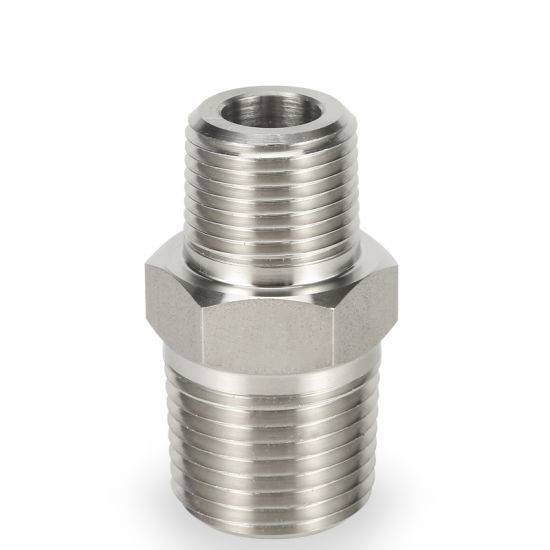 Factory supplied Stainless Steel Plumbing Pipe - 1/4" Stainless Steel Pipe Fitting Male Thread Reducer Hexagon Nipple – Junya