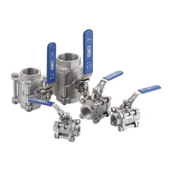 Professional China Sanitary Hydraulic Valve - 1" Inch High Quality 3 PC Stainless Steel Threaded Floating Ball Valve – Junya