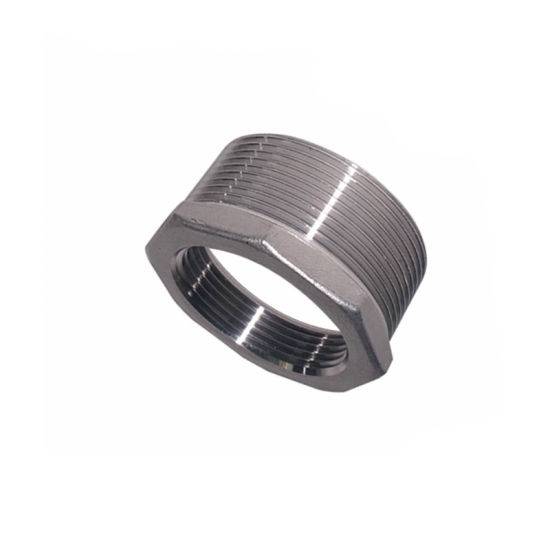 Manufactur standard Stainless Steel Pipe Fittings - 1" Forged Sanitary Stainless Steel Pipe Fitting Hygienic Threaded Hexagon Bushing High Quality – Junya