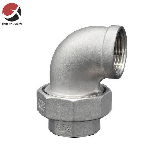 Fast delivery Stainless Steel Pipe Clamps - Customizing Female Thread Casting Pipe Fitting Stainless Steel Union Elbow Pipe Fitting Used in Kitchen Bathroom Toilet Plumbing Accessories – Junya