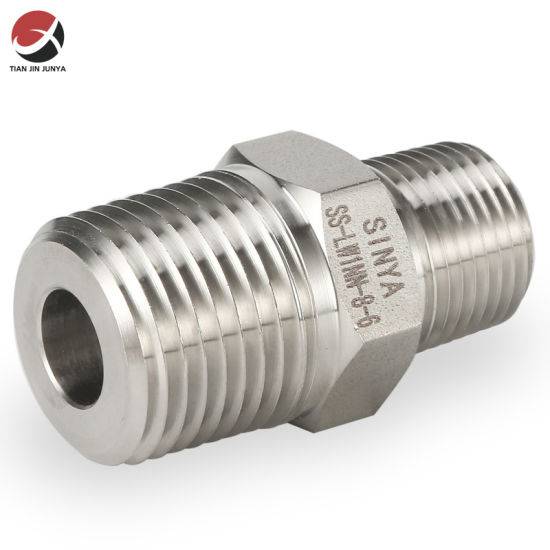 OEM Supplier Factory Direct Reducer Hex Nipple Male Thread Hexagon Nipple; Stainless Steel 304 316 Wedling Nipple Used in Plumbing Fitting Joint Accessories