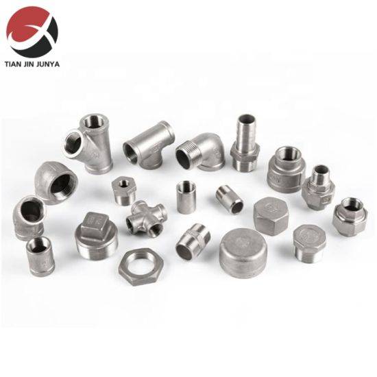 Sanitary Malleable Cross Stainless Steel Pipe Fitting 1/2" Malleable Cross for Air Water Oil, Plumbing Material