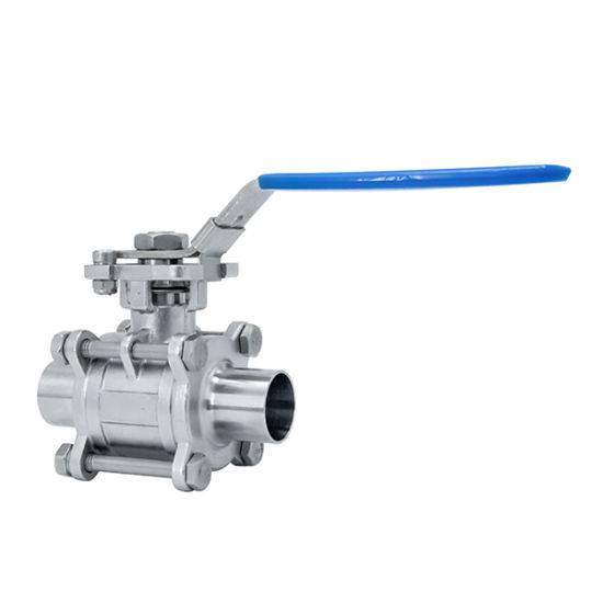 2" Inch Valve Manufacture 3PC 304 Stainless Steel Butt Weld Ball Valve