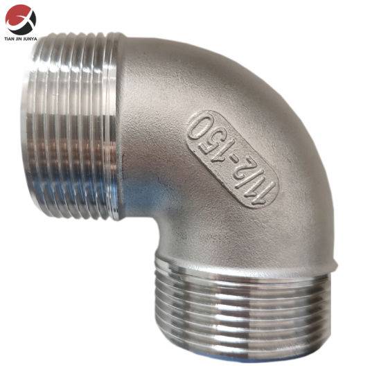 New Arrival China Sanitary Plumbing Fittings - Junya Stock Casting Pipe Fitting 304 316 Stainless Steel 90 Degree NPT Male Elbow HDPE Fitting/ Pipe Fitting/ Press Fitting/ Sanitary Fittings –...