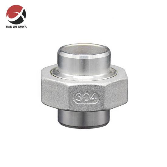 Renewable Design for Folding Table Hardware Fittings - Junya OEM European Market Thread Casting Stainless Steel Welded Connector Tube Fitting Union Used in Kitchen Bathroom Plumbing Accessories &#...