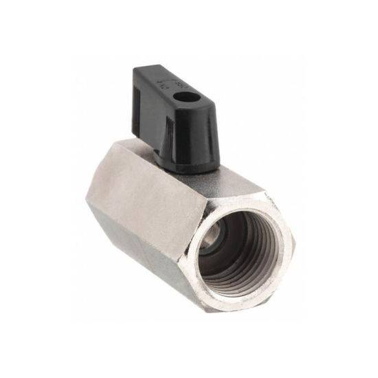 High Quality Factory Direct Nickel Plated Corrosion Free 1/8" Stainless Steel Female Thread Mini Ball Valve