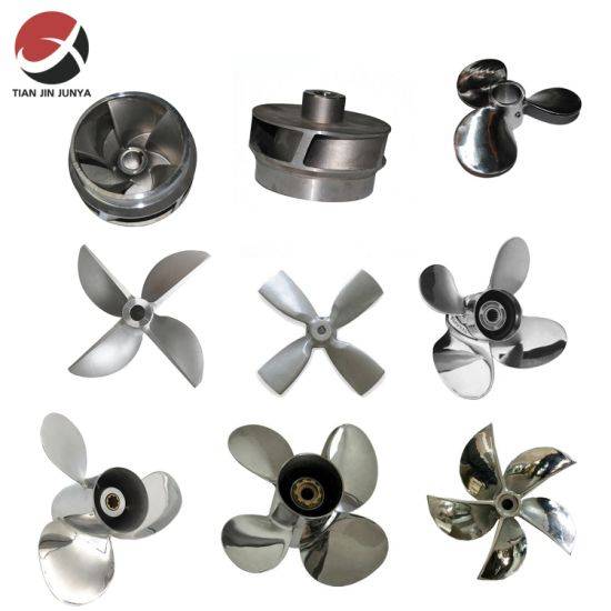 OEM Junya Costumized Controllable Pitch Investment Casting SS304 SS316 Outboard Motor Propeller Used in Boat, Ship, Marine, Water, Pump, Yacht Accessories