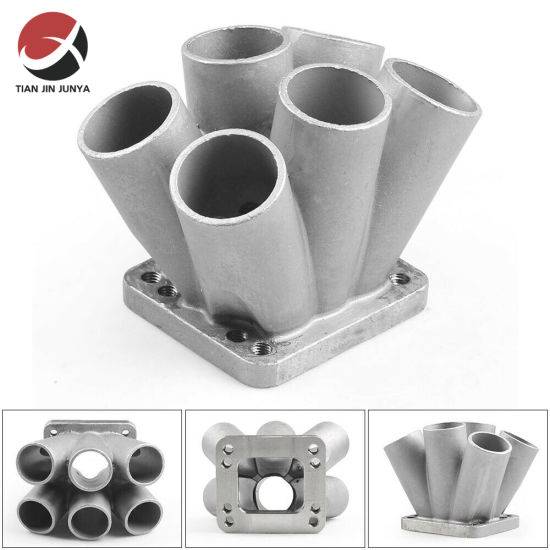 OEM Customized Factory Direct Precision Cast Stainless Steel 6-1 Turbo Header Manifold Merge Collector for T3 T4 Flange