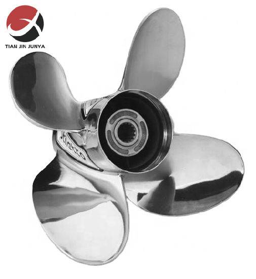CNC Machinery Customized Stainless Steel 304 316 Outboat Motor Marine Yacht Ship Propeller Investment Casting Boat Accessories