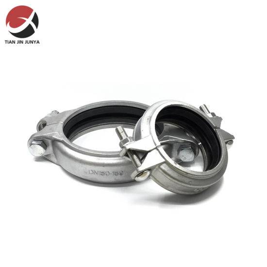 China wholesale Stainless Steel Hardware Fittings - Sanitary Stainless Steel 304/316 Exhaust Grooved Clamp Kit Exhaust Pipe Clamp – Junya