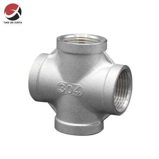 High definition Black Stainless Steel Faucet - Thread NPT Casting Connector Pipe Fitting Stainless Steel 304 316 Female Reducing Cross Plumbing Pipe Fitting Bathroom Toilet Materials – Junya