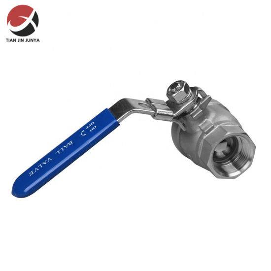 2PC Stainless Steel Threaded Ball Valve with Fair Price for Water, Oil, Gas, Oil Refining, Chemical Industry, Farming, Long Distance Pipeline, Plumbing Valve