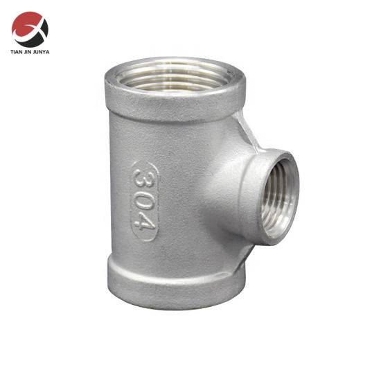 Best Price on Stainless Steel Sink With Bronze Faucet - OEM Service Investment Casting Factory Direct Female NPT JIS Thread Casting Stainless Steel 306 316 Reducing Tee Pipe Fitting Water Pipe Tee...