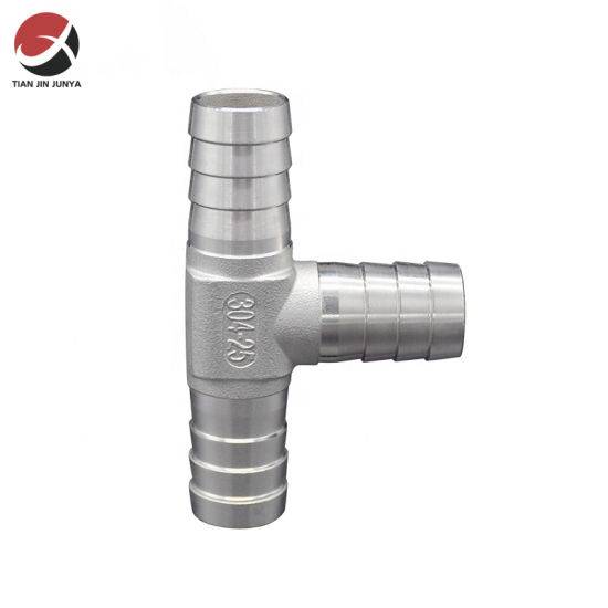 Junya Stainless Steel 304 316 Pipe Fitting T Type Hose Joint Connector Plumbing Accessories