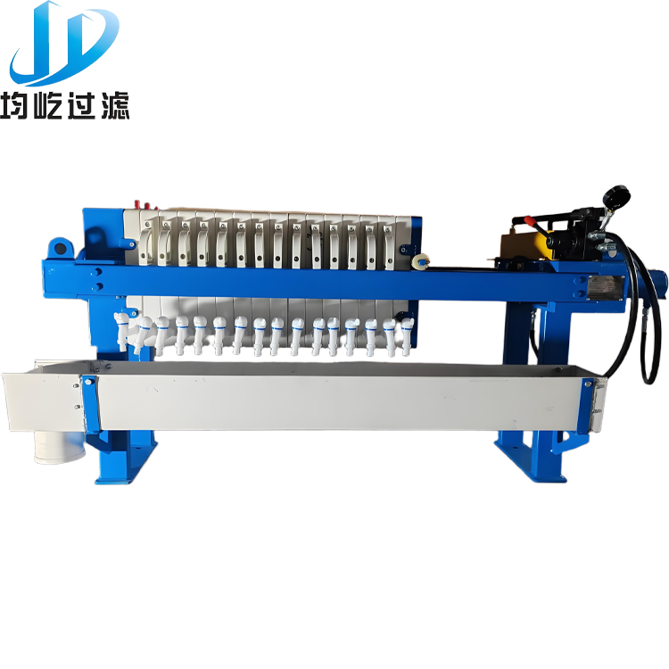 The outstanding performance of the manual hydraulic cylinder box-type filter press in small-batch fine chemical production