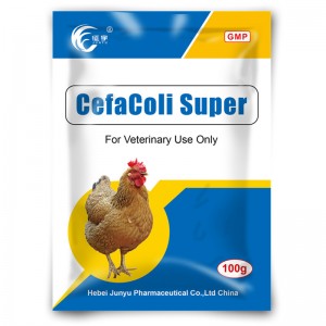 Buy Best Broiler Growth Booste Company Products - CefaColi Super-Cefalexin Water-Soluble Powder  – Junyu Pharm