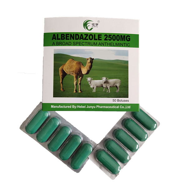 CE Certification OEM Oxytetracycline Bolus For Cattle Factories Quotes - Albendazole 2500 mg bolus  – Junyu Pharm