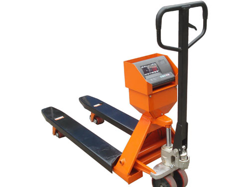 Trending Products 3 Ton Pallet Truck - Hand pallet truck with scales – Juren detail pictures