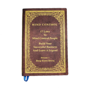 PU leather cover book printing