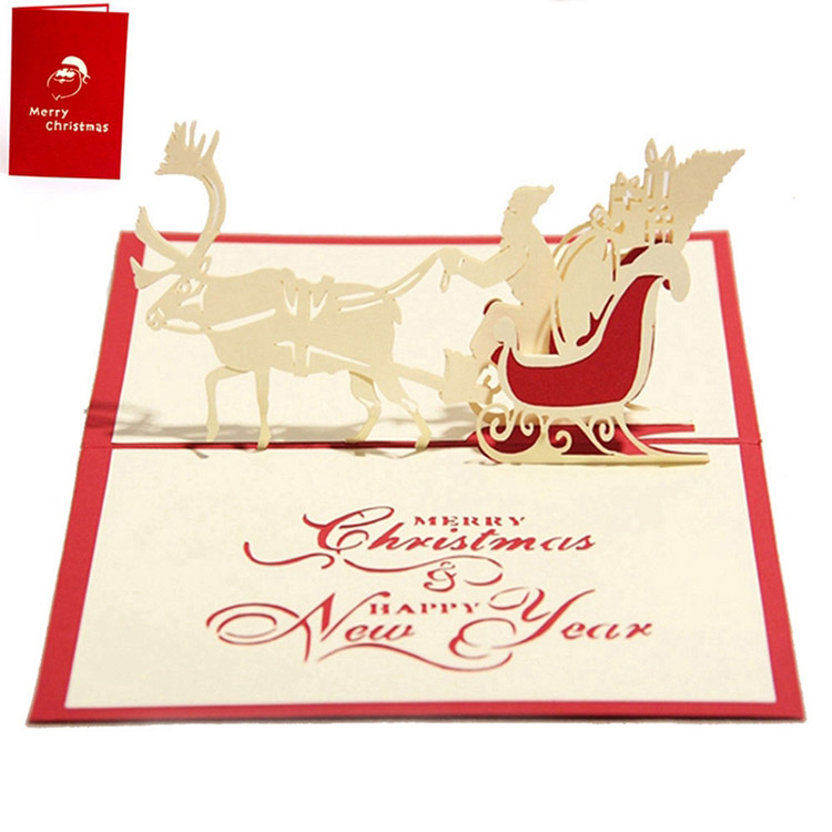 Good Quality Cardboard Cosmetic Packaging - Custom Christmas card printing pop-up book printing – Knowledge Printing