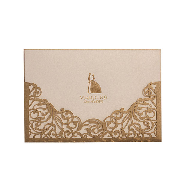 Business Card Gold Foil - hot foil stamping printing wedding invitation card – Knowledge Printing