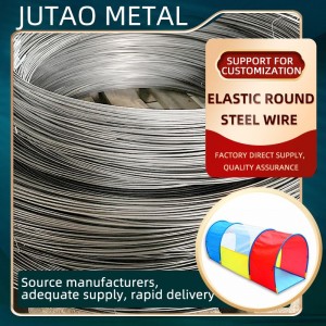 Přímá dodávka z čínské továrny, dětský Tunnel Steel Wire, Dětský Raincoat Steel Wire, rovný kulatý ocelový drát, ocelový drát houpacího stanu