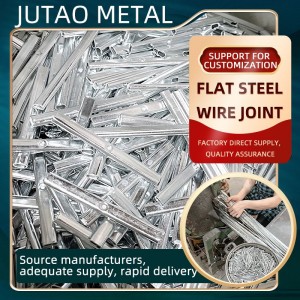 Pabrika sa China, flat wire fittings, tent fittings, fishing gear accessories, galvanized flat wire fittings