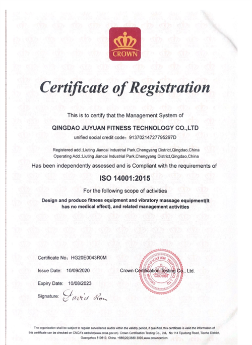 Re-certified ISO Management System