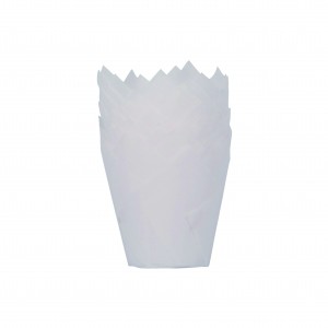 Customized disposable grease-proof cake tools tulip muffin wraps for bakery