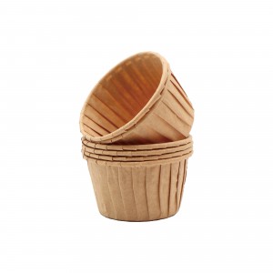 Round shape multi color PET coating baking cup for cupcake