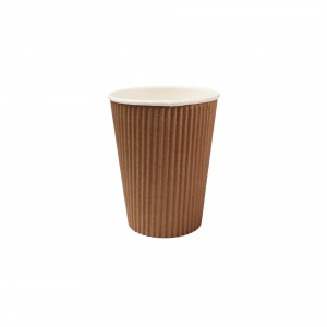 Customized Disposable Ripple Cup For Coffee Drink