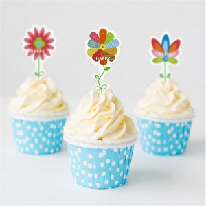 Colorful Decorations Cake Toppers For Cake Wedding Birthday Party