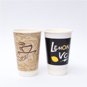Professional Design China Hollow Double Walls Paper Cup for Coffee Hot Drinks Manufacturer