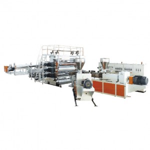 PP and Wood Powder Bamboo Powder and Fiber Composite Sheet Extrusion Line