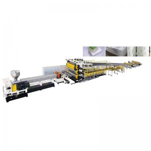 PP / pe / ABS / PVC Kandel Board Extrusion Line