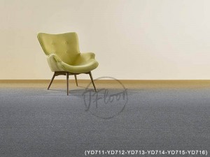 Floral Pattern Carpet - Nylon Graphic-Yellow Diamond – JW