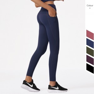 Obojstranné brokátové nahé športové fitness nohavice s vysokým pásom broskyňové zadočeky na bruchu zadky na jogu nohavice