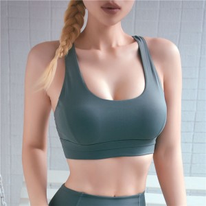 Nová vysoce intenzivní jógová podprsenka nastavitelná běžecká fitness vesta Krásné sportovní spodní prádlo na záda