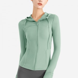 Long Sleeve Lulu Yoga Tank Top para sa Women Workout sa Autumn Winter Wear