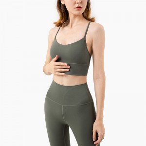 Nouveau Fitness Sexy beau dos sous-vêtements de sport nu petite fronde Yoga soutien-gorge