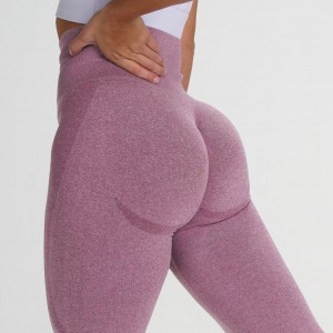 Pantallona joga me bel të lartë me dizajn model