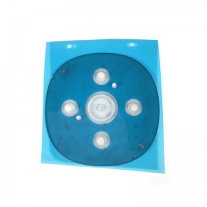 Round Bluetooth Speaker Silicone Parts with Adhesive backing