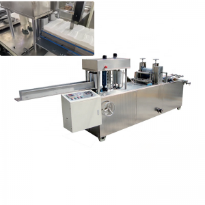 Automatic nonwoven folding & cutting machine