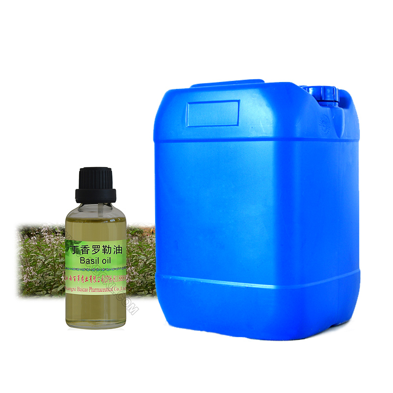 Sale Customized small bottle Professional manufacturer essential oil bulk basil oil price clove basil oil Eugenol